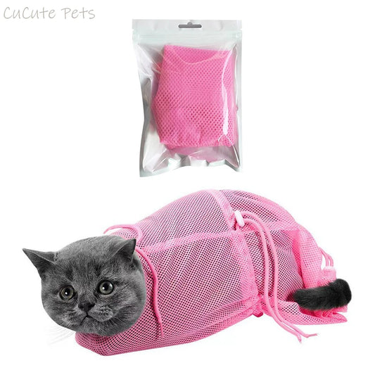 Cat Shower Mesh Bag